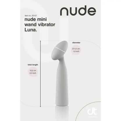 Experience Pure Pleasure with the Nude Luna Mini Wand Vibrator