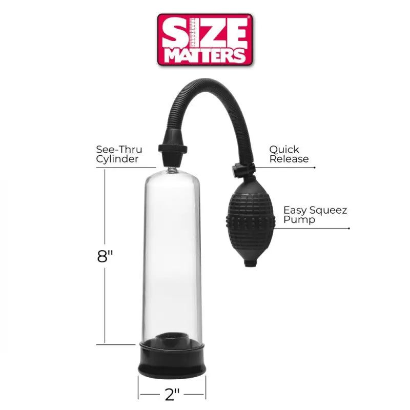 Experience Size Matters with the SMP Beginner Penis Pump