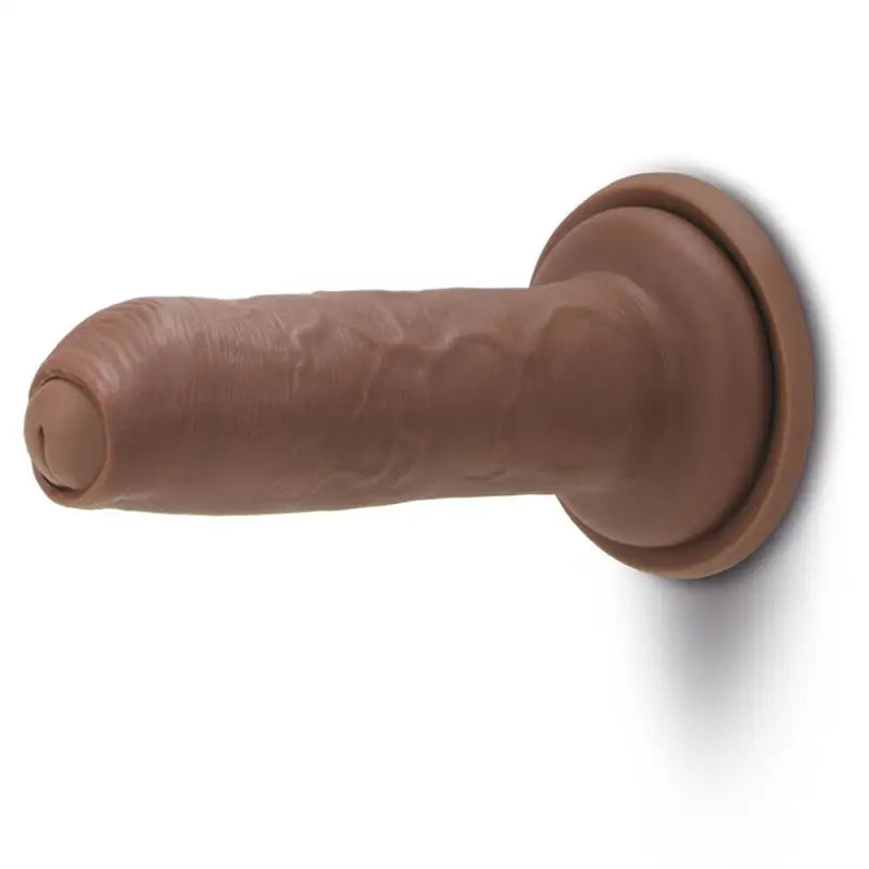 Experience the Uncut Ultra Cock 6 Inch Dildo Flesh Brown for Ultimate Pleasure