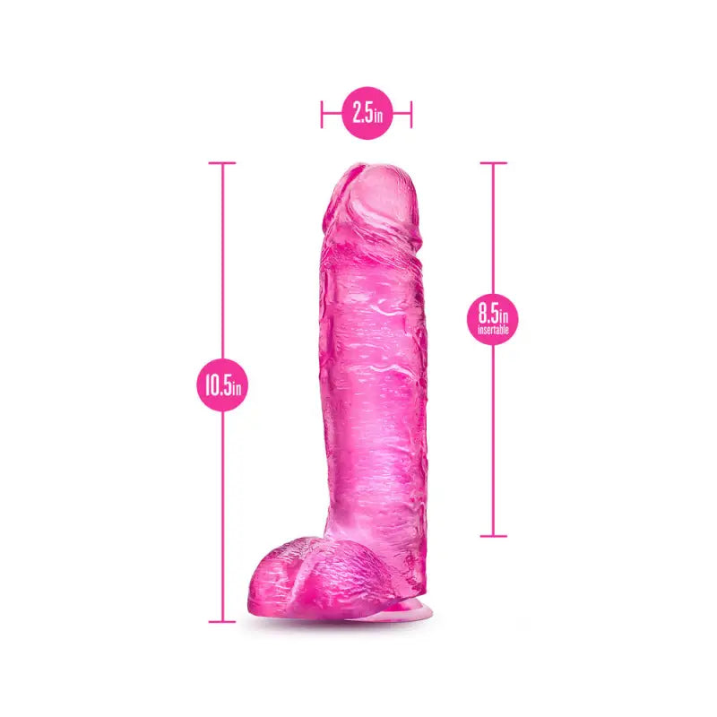 Experience Thrills with the 10.5 Inch Dildo Featuring Suction Cup Base