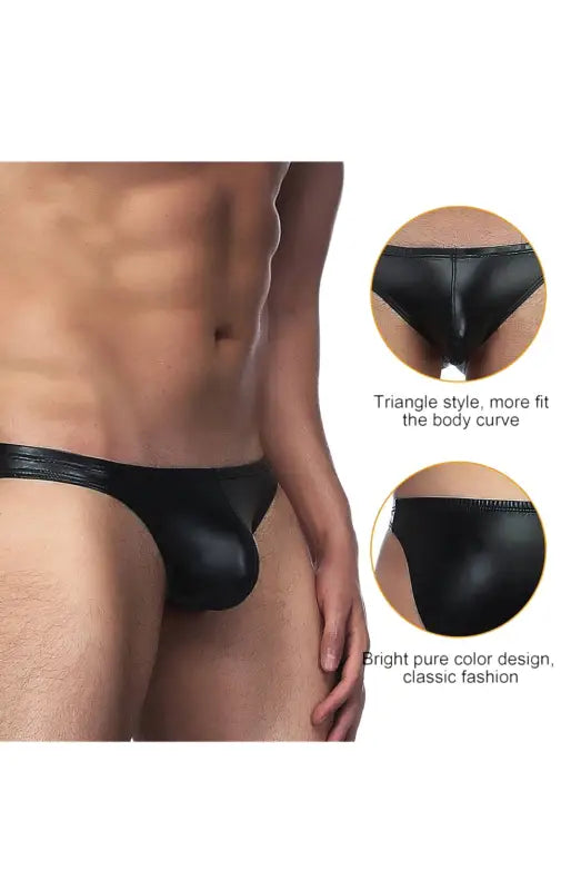 Experience Timeless Elegance with YesX YX969 Men’s Briefs in Black