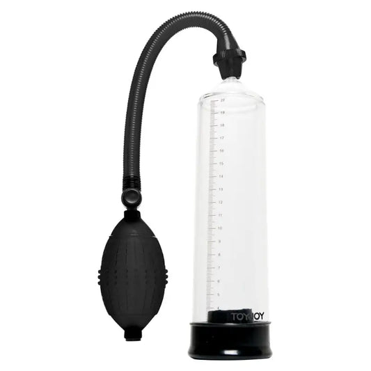 Experience ToyJoy Rock Hard with the Clear Penis Power Pump