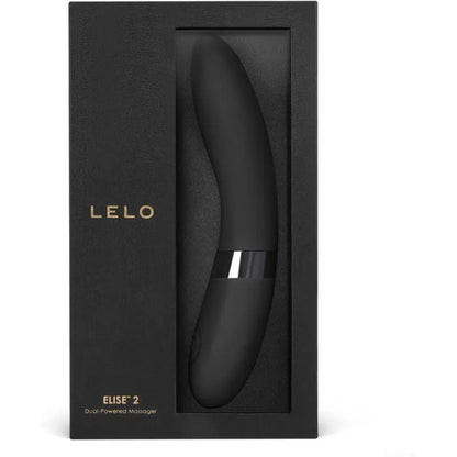 Experience Ultimate Pleasure with Lelo Elise Dual Powered Spot Vibrator Black