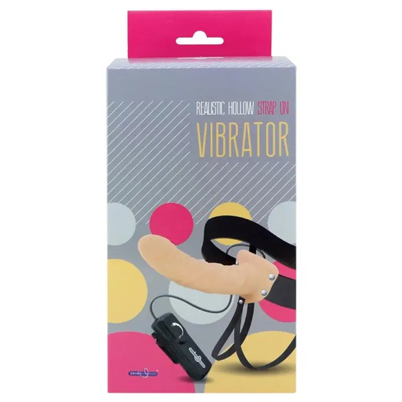 Experience Ultimate Pleasure with Realistic Hollow Strap On Vibrator