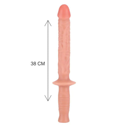 Experience Ultimate Pleasure with the 14.5 Inch Flesh Pink Manhandler