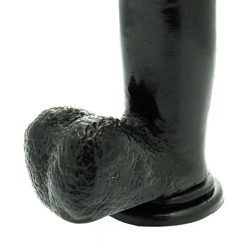 Experience Ultimate Pleasure with the Basix 12 Inch Dong Suction Cup Black