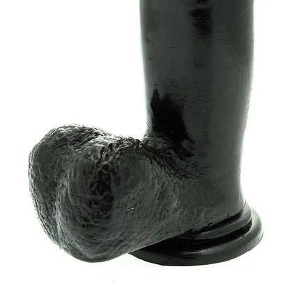 Experience Ultimate Pleasure with the Basix 12 Inch Dong Suction Cup Black