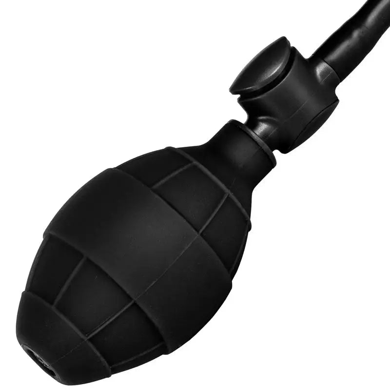 Experience Ultimate Pleasure with the Black Booty Call Pumper Silicone Inflatable