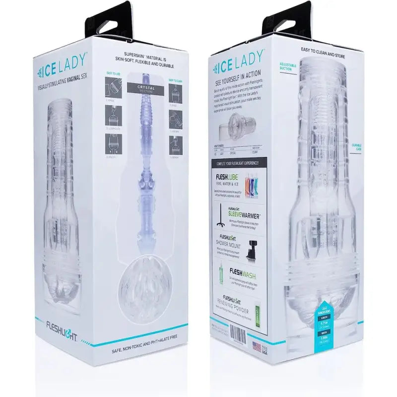 Experience Ultimate Pleasure with the Fleshlight Ice Lady Crystal Masturbator