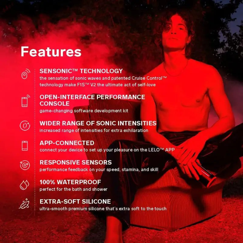 Experience Ultimate Pleasure with the Lelo F1S V2X Masturbator Red