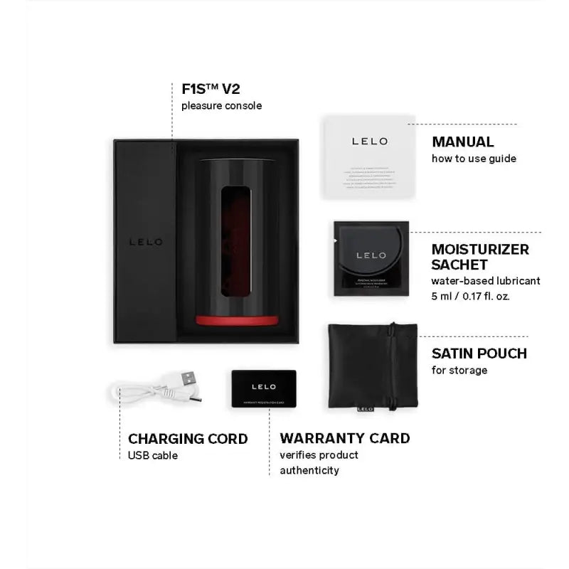 Experience Ultimate Pleasure with the Lelo F1S V2X Masturbator Red