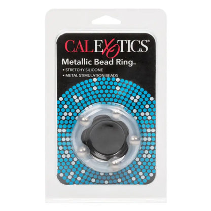 Experience Ultimate Pleasure with the Metallic Bead Ring by California Exotic