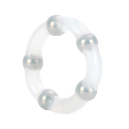 Experience Ultimate Pleasure with the Metallic Bead Ring by California Exotic