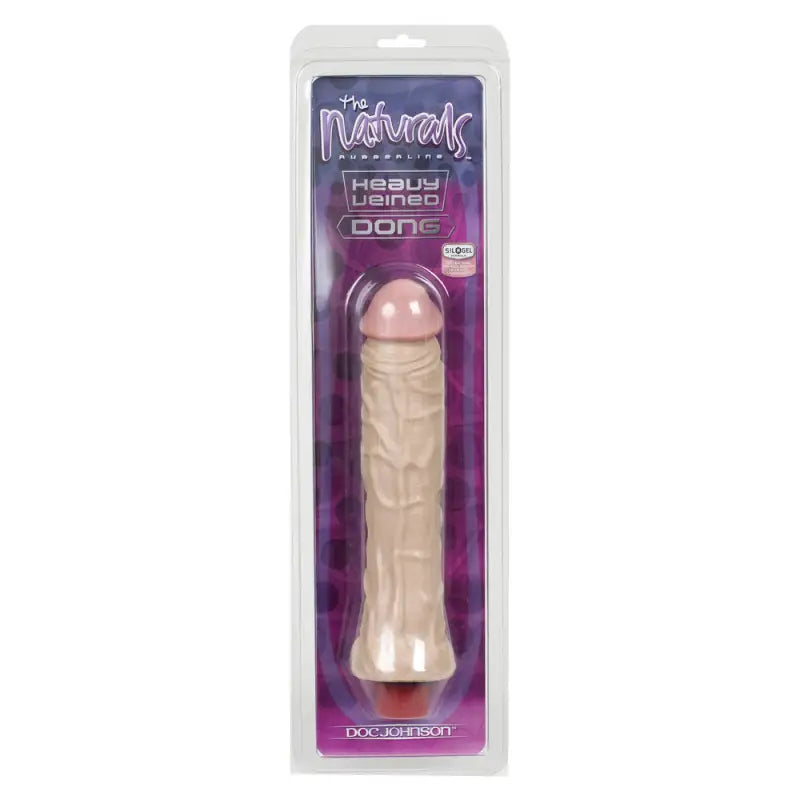 Experience Ultimate Pleasure with the Naturals Heavy Veined 8 Inch Vibrating Dong