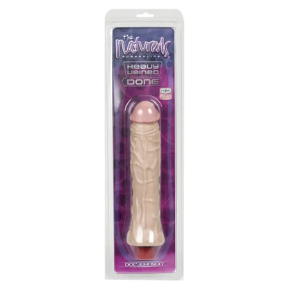 Experience Ultimate Pleasure with the Naturals Heavy Veined 8 Inch Vibrating Dong