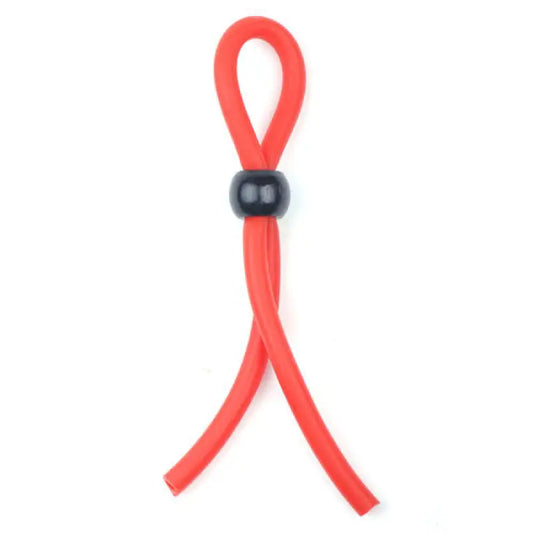 Experience Ultimate Pleasure with the Red Adjustable Cock Ring