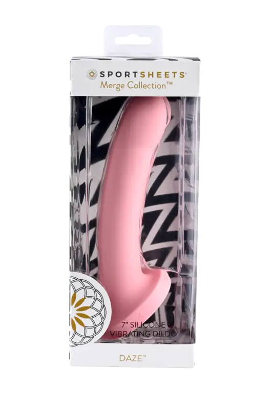 Sportsheets Merge Collection - Daze - 7" Solid Silicone Vibrating Dildo