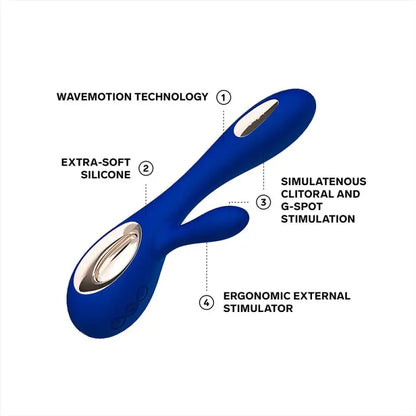 Experience Unmatched Pleasure with Lelo Soraya Wave Dual Action Vibrator
