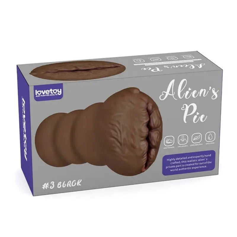 Experience Unmatched Pleasure with Lovetoy Aliens Pie Number 3 Masturbator Flesh Brown