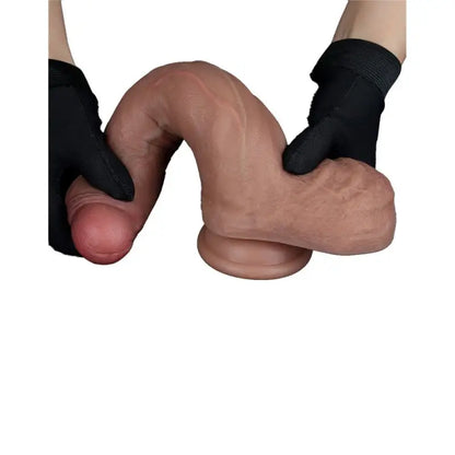 Experience Unmatched Pleasure with Lovetoy Dual Layered Silicone Dildo