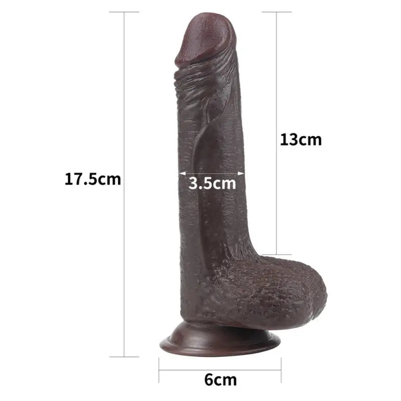 Experience Unmatched Pleasure with Lovetoy Sliding Skin Realistic Dual-Layer Dildo