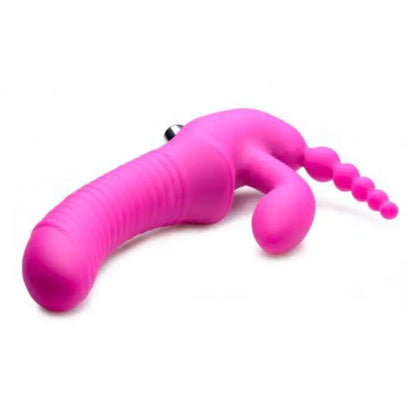 Experience Unmatched Pleasure with Regal Rider Vibrating Silicone Strapless