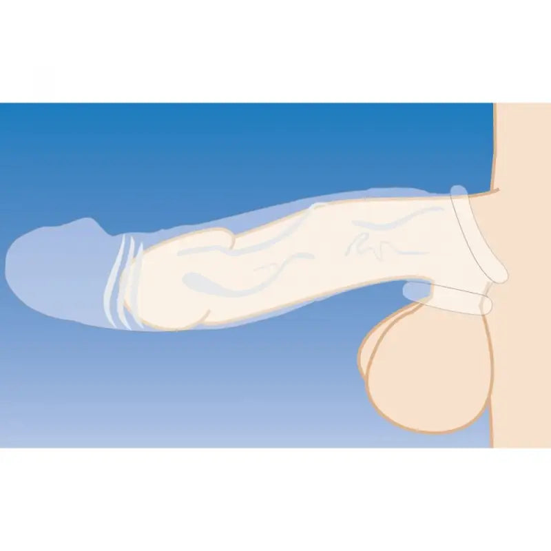 Experience Unmatched Pleasure with the Size Matters 2 Inch Clear Penis Extender