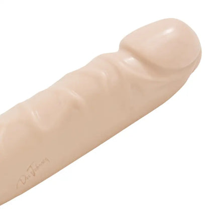 Experience Unmatched Pleasure with the Veined Double Header 12 Inch Dong Flesh Pink