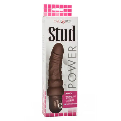 Experience Unmatched Pleasure with the Waterproof Curvy Brown Power Stud