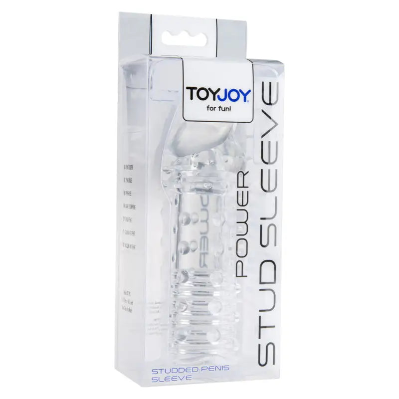 Experience Unmatched Pleasure with ToyJoy Power Stud Sleeve Clear