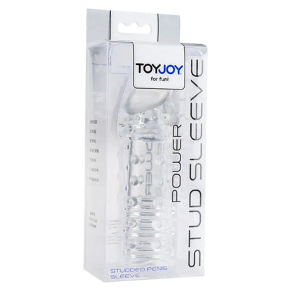 Experience Unmatched Pleasure with ToyJoy Power Stud Sleeve Clear