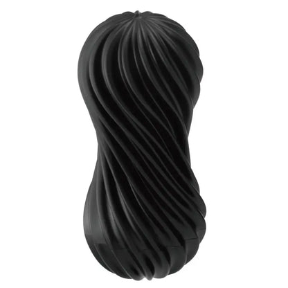 Experience Unmatched Sensation with Tenga Flex Rocky Black Masturbator