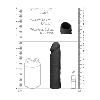 Experience Unmatched Sensation with the 7 Inch Penis Sleeve Black