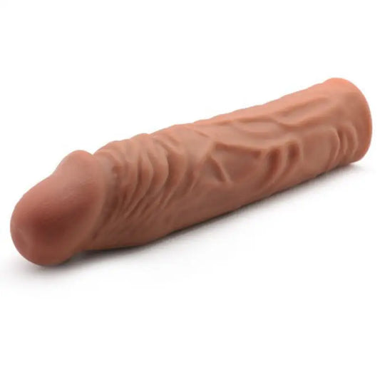 Explore Ultimate Pleasure with the 7.4 Inches Flesh Brown Penis Extender