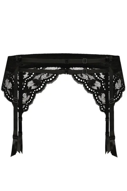 Exquisite Roza Lagerta Suspender Belt Black for Ultimate Elegance