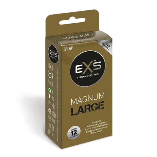 EXS Magnum Large Condoms 12 Pack for Ultimate Comfort and Protection