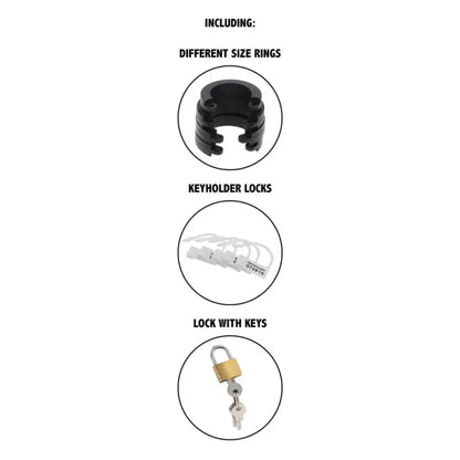 Extreme Chastity Silicone for Hidden Desire Extreme Male Bondage Gear