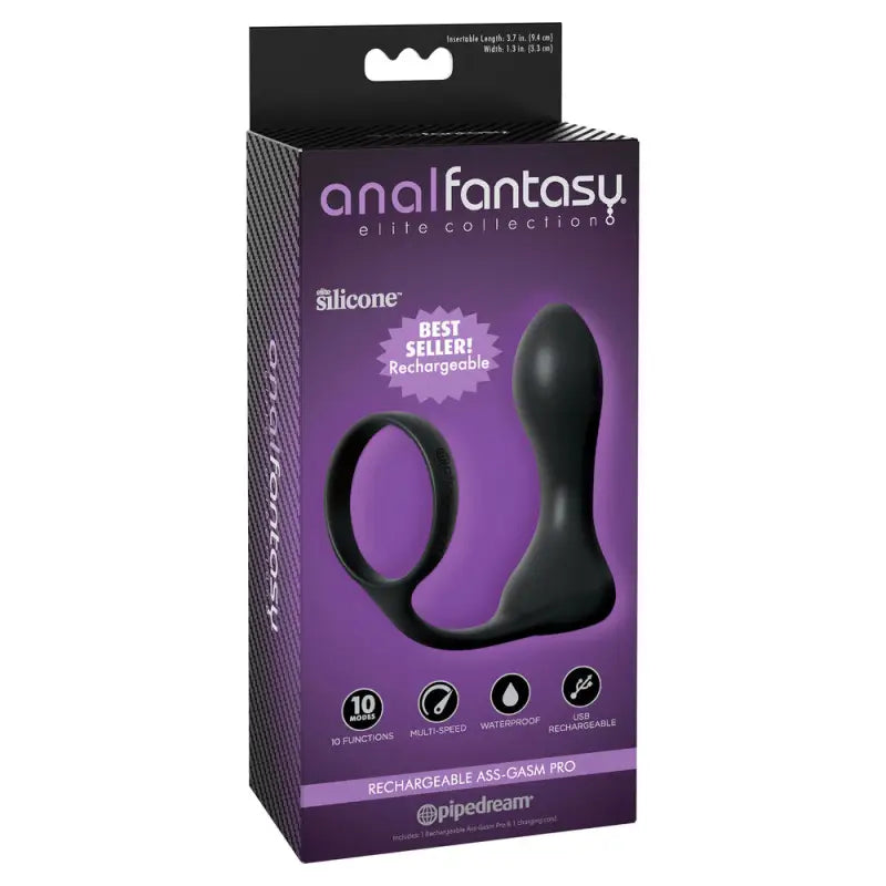Fantasy Elite Collection Vibrating Buttplug for Anal Pleasure