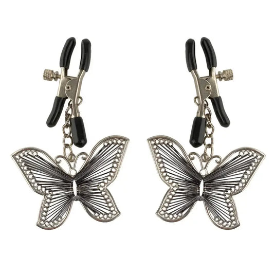 Fetish Fantasy Series Butterfly Nipple Clamps for Bondage Enthusiasts