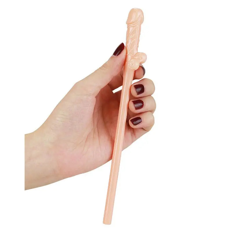 Flesh Pink Lovetoy Pack of Willy Straws for Hen and Stag Nights