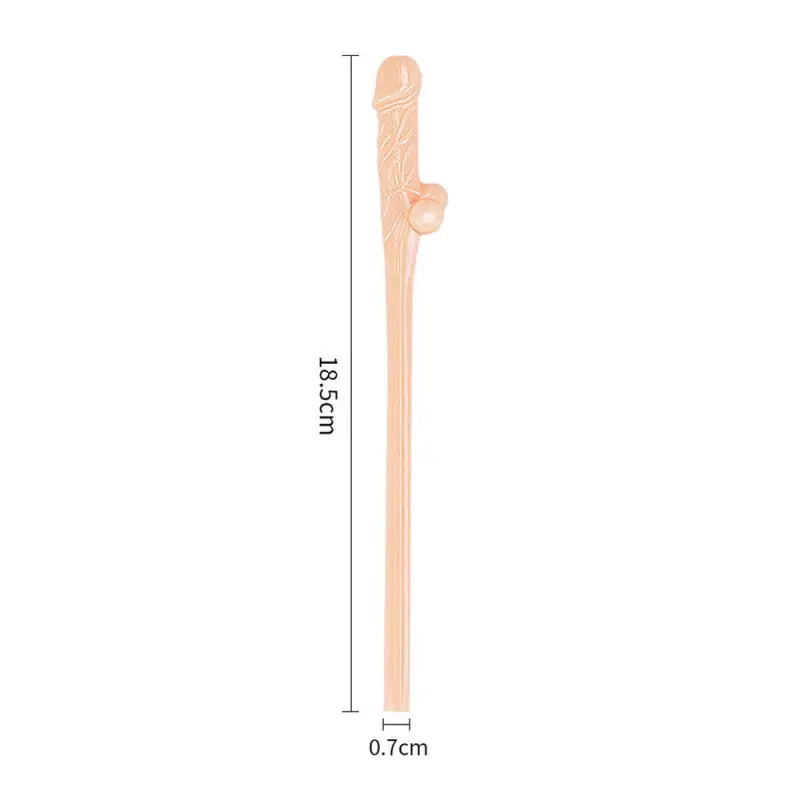Flesh Pink Lovetoy Pack of Willy Straws for Hen and Stag Nights