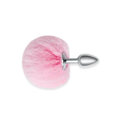 Furry Tales Pink Bunny Tail Butt Plug for Enchanting Adventures