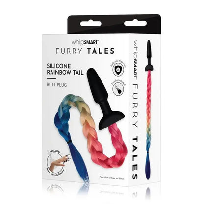 Furry Tales Rainbow Tail Butt Plug for Enchanting Anal Experiences