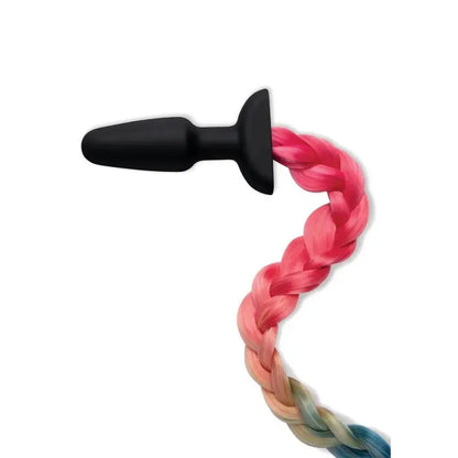 Furry Tales Rainbow Tail Butt Plug for Enchanting Anal Experiences