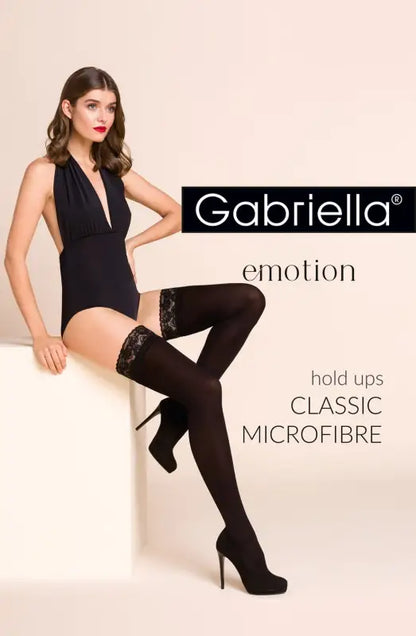 Gabriella Calze Classic Micro 298 Black for Timeless Elegance