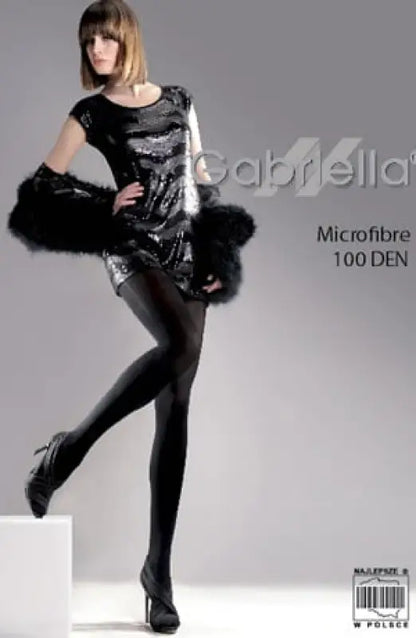 Gabriella Classic Microfibre Deluxe Opaque Tights for Ultimate Comfort