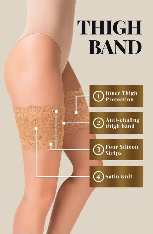 Gabriella Lace Thigh Band Ignite Passion with Lovely Lace Elegance