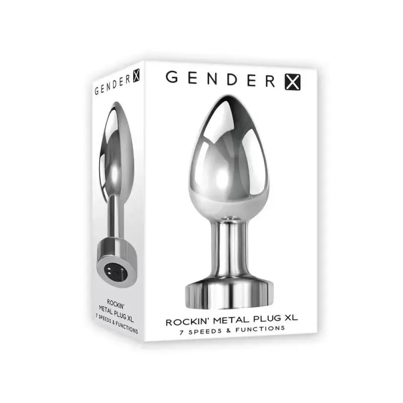 Gender X Rockin Metal Anal Plug XL for Enhanced Intimacy