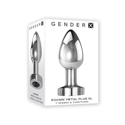 Gender X Rockin Metal Anal Plug XL for Enhanced Intimacy