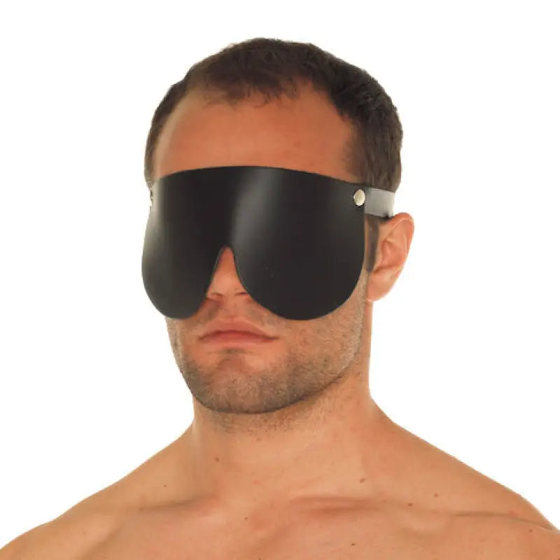 Genuine Leather Blindfold for Enhanced Bondage Experiences